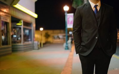 man starting new job